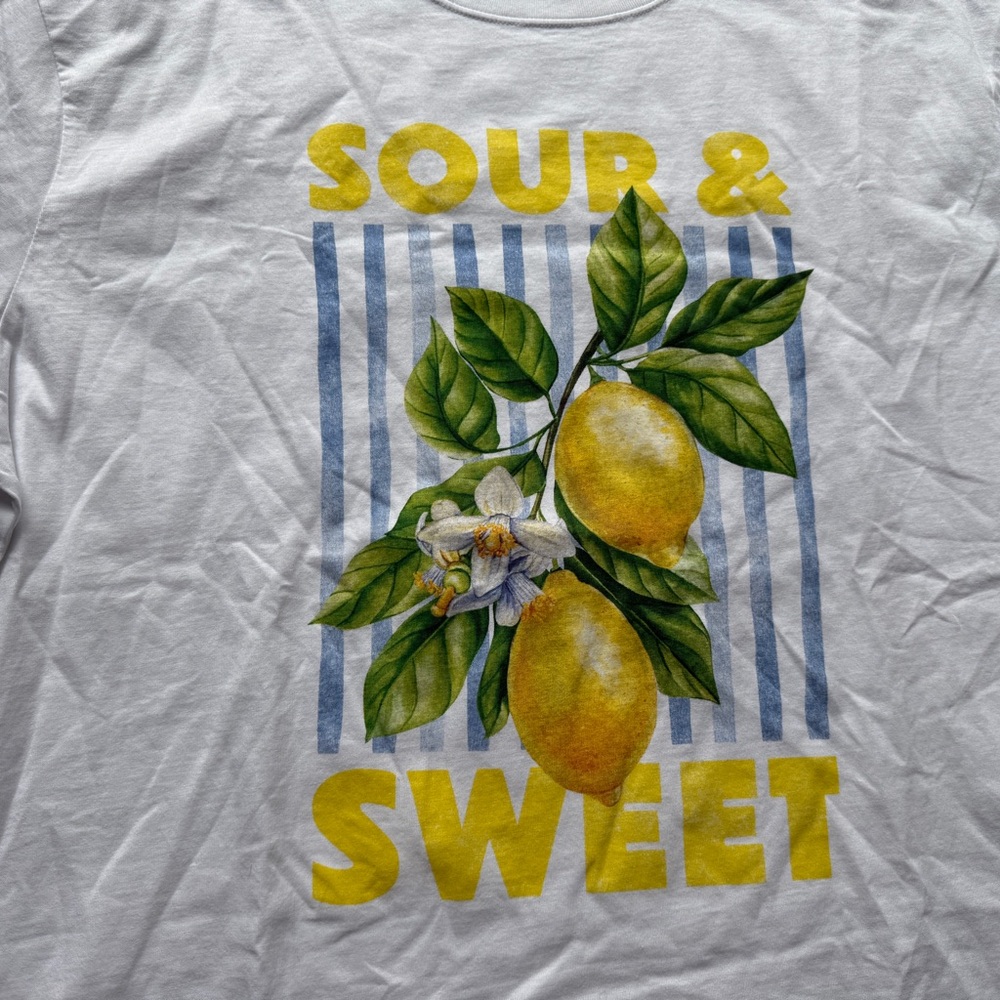 Abercrombie & Fitch Sour & Sweet Graphic Essentials Tee T Shirt Short Sleeve XL - Picture 2 of 4